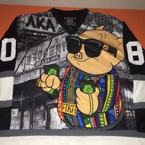 Porky Pig Looney Tunes hockey jersey